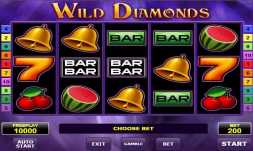 Wild Diamonds screenshot