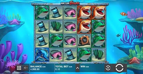 razor shark screenshot