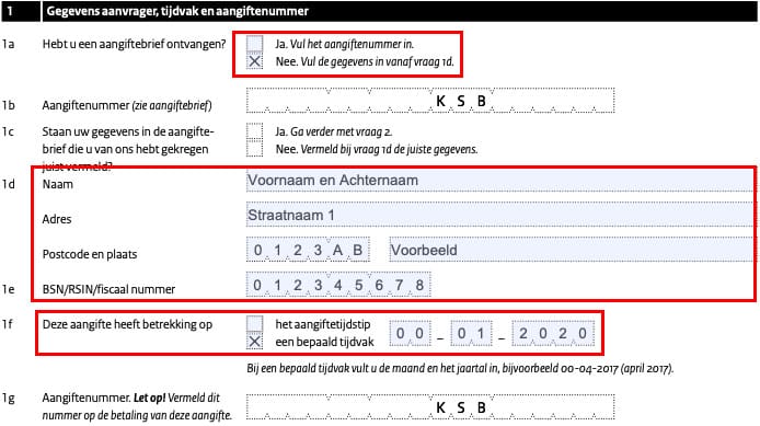 Invullen kansspelbelasting aangifte