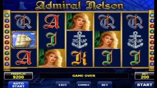 admiral nelson slot