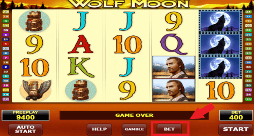 inzetten wolf slot