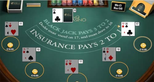 online blackjack spelen