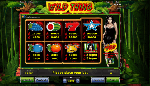 Wild Thing Screenshot