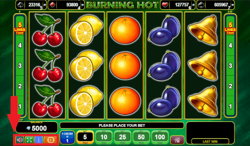 informatie burning slot