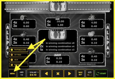 Informatie over dit magische spel