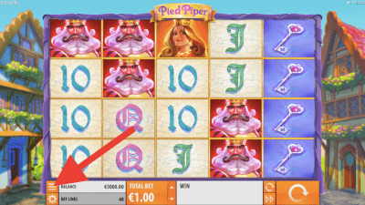 Bereid je voor op het spelen van de slot