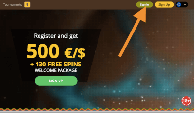 Log in bij je casino