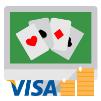 Visa payment in a casino