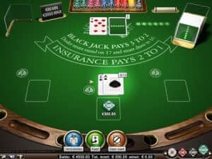 Blackjack hoog limiet tafel