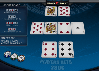 Blackjack machine