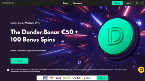 Dunder casino Nederland