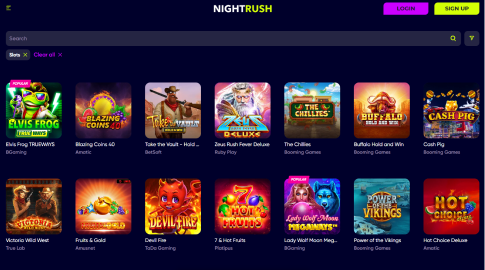 NightRush games