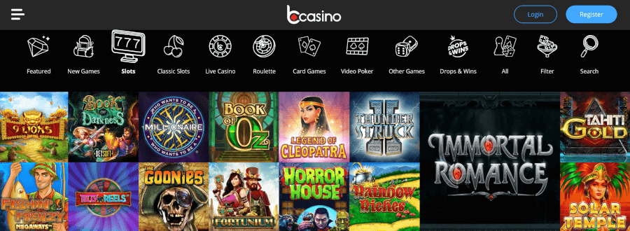 bcasino eenvoudig spelaanbod