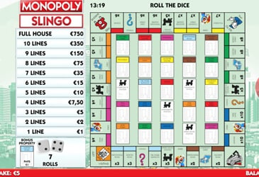 Slingo Monopoly