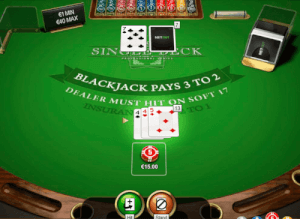 single deck blackjack