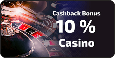 10 percent cashback bonus