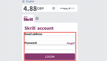 Inloggen skrill account