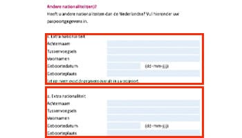 Andere nationaliteiten