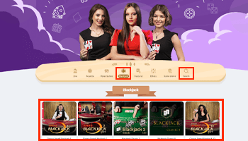 Blackjack mobiel casino