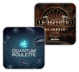 Quantum Roulette vs lightning roulette