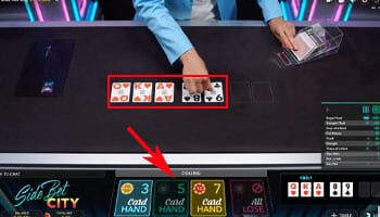 Poker kaarten tafel