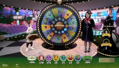 Wonderspins live casino