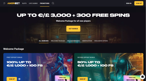 Amon bet casino bonus