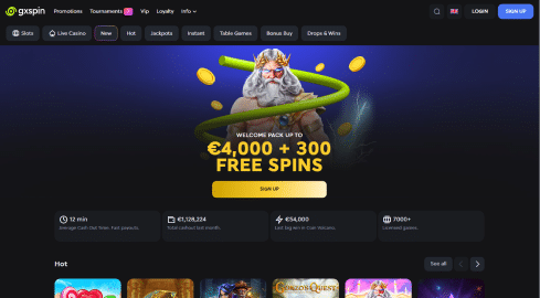 GxSpin casino Nederland