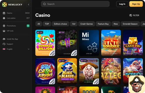 NewLucky casino spellen