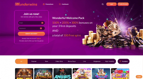 Wunderwins casino Nederland