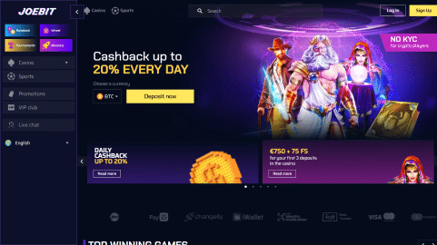 JoeBit io casino Nederland