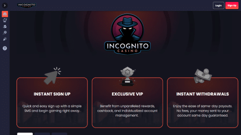 Incognito casino Nederland