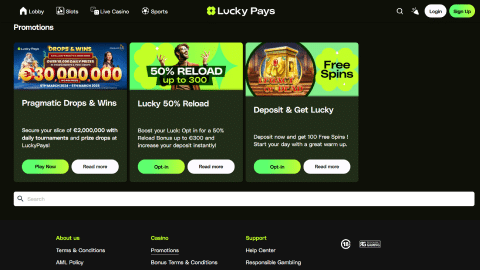 LuckyPays review