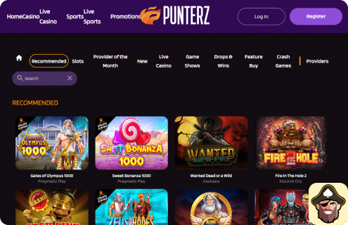 PunterzCasino spellen