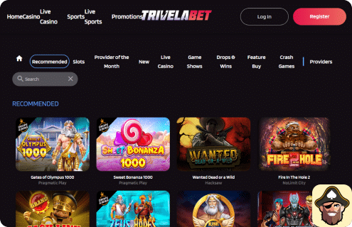 Trivela Bet casino spellen