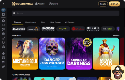 GoldenPanda casino spellen