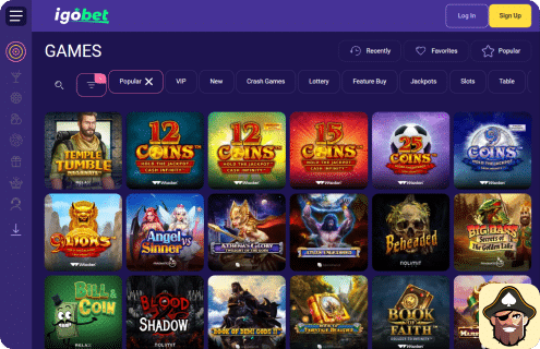 Igobet casino spellen