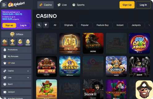 Koko Bet casino spellen